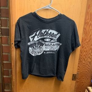 Authentic Vintage Harley Davidson Crop Tee